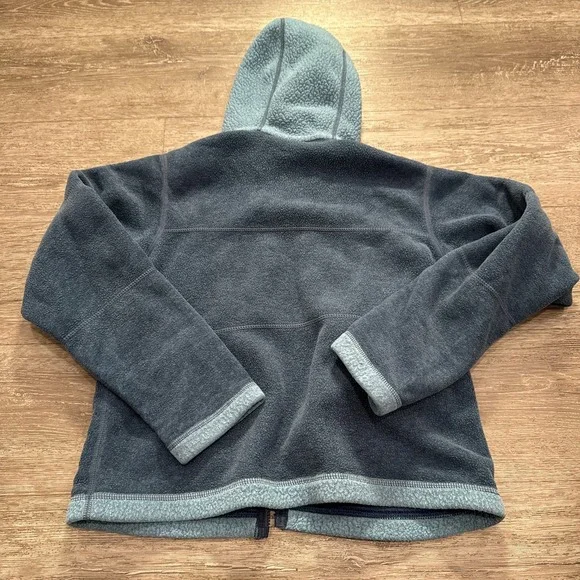 Vintage Patagonia Hoodie Womens Small Blue Thick Fleece Made in‎ USA Sherpa - Picture 6 of 8